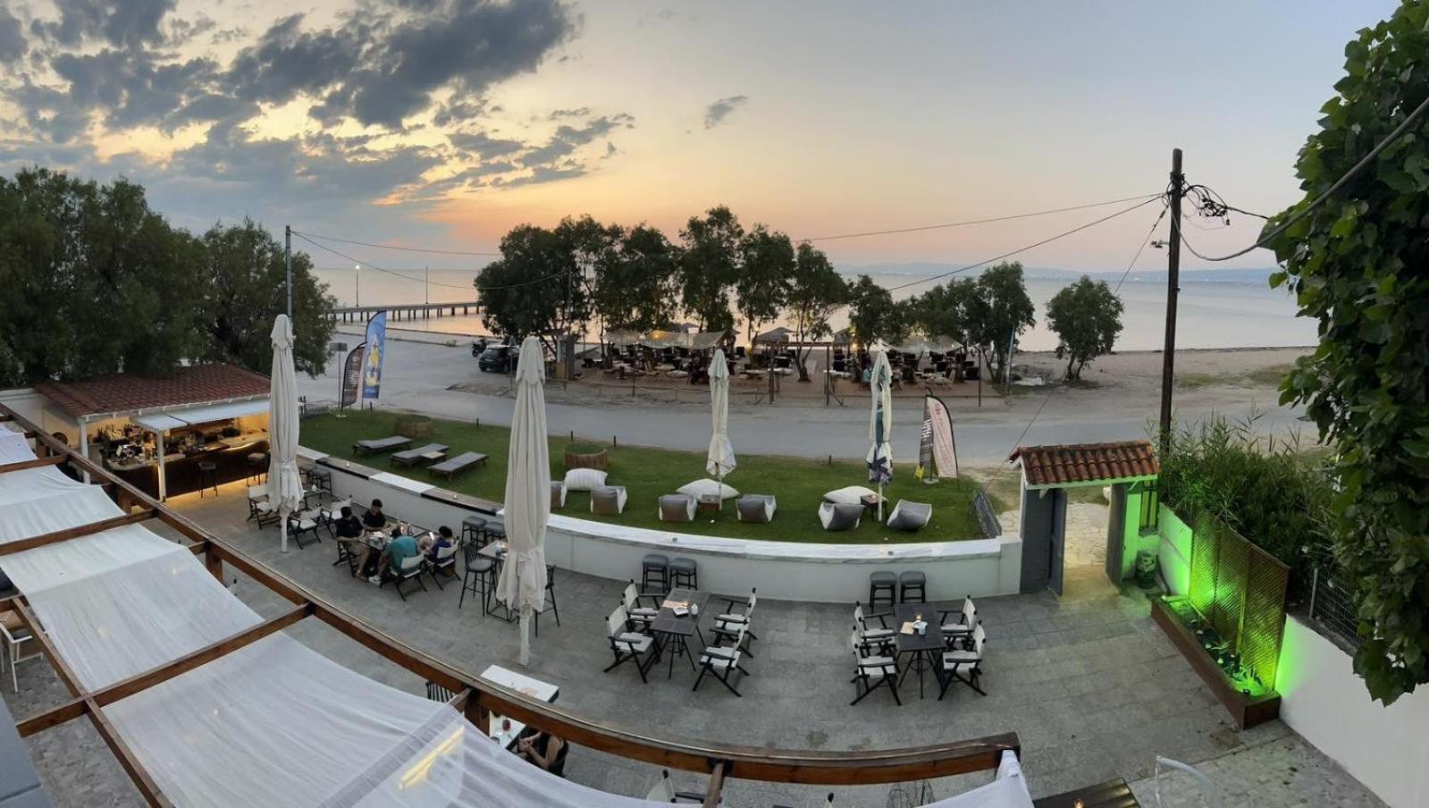 Ammos Hotel Agia Triada  Bagian luar foto