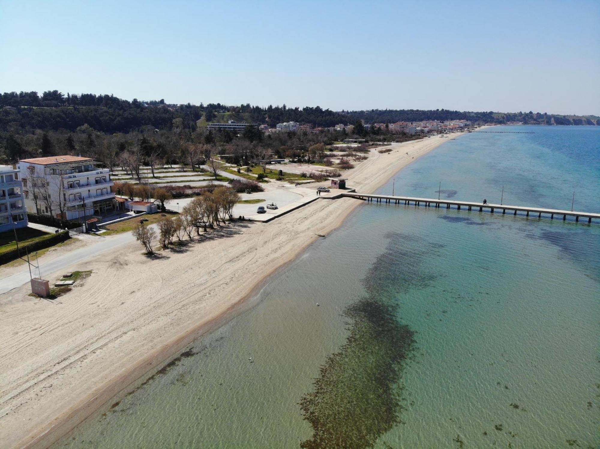 Ammos Hotel Agia Triada  Bagian luar foto