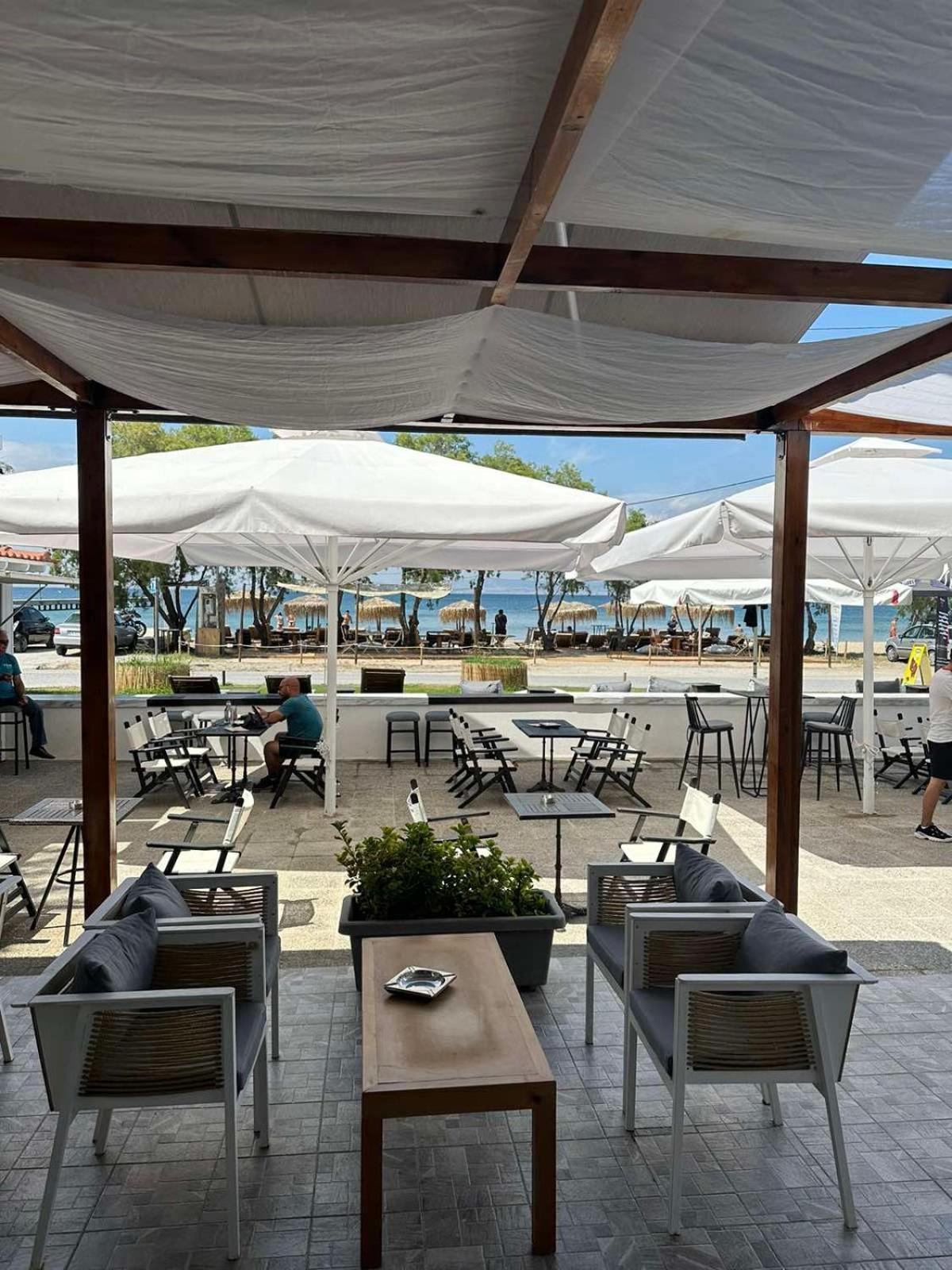 Ammos Hotel Agia Triada  Bagian luar foto