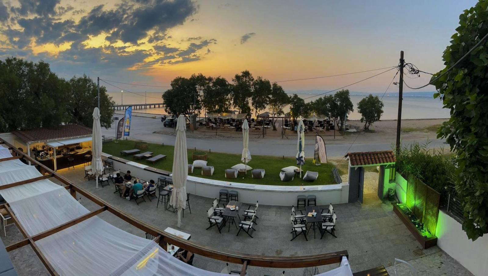 Ammos Hotel Agia Triada  Bagian luar foto