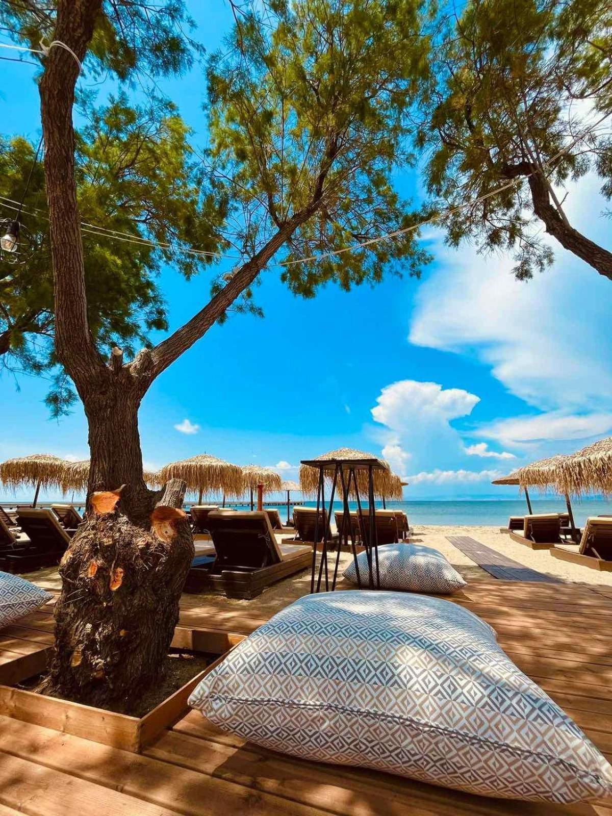 Ammos Hotel Agia Triada  Bagian luar foto